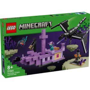 RETIRED! The Ender Dragon and End Ship | LEGO Minecraft (21264) | Factory Sealed